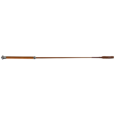 Cravache d'obstacle 65 cm Cognac