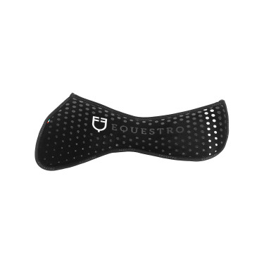 Tapis en mousse à mémoire de forme grip en silicone et logo blanc Equestro Tapis en mousse à mémoire de forme grip en silicone et logo blanc Equestro