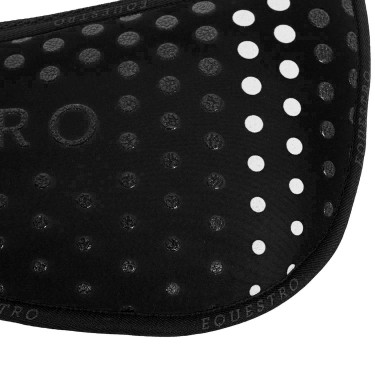 Tapis en mousse à mémoire de forme grip en silicone et logo blanc Equestro Tapis en mousse à mémoire de forme grip en silicone et logo blanc Equestro
