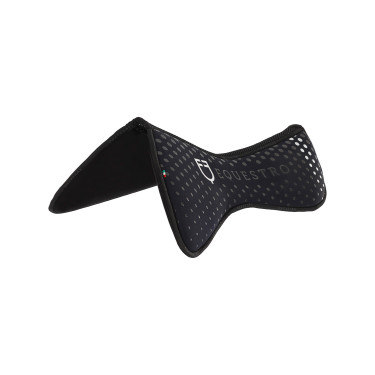 Tapis en mousse à mémoire de forme grip en silicone et logo blanc Equestro Tapis en mousse à mémoire de forme grip en silicone et logo blanc Equestro