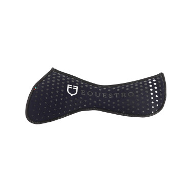 Tapis en mousse à mémoire de forme grip en silicone et logo blanc Equestro Tapis en mousse à mémoire de forme grip en silicone et logo blanc Equestro