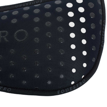 Tapis en mousse à mémoire de forme grip en silicone et logo blanc Equestro Tapis en mousse à mémoire de forme grip en silicone et logo blanc Equestro