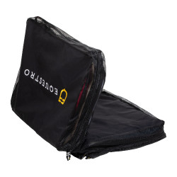 Sac pour tapis de selle avec logo Equestro Noir