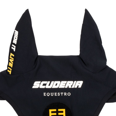 Couvre-oreilles Scuderia Equestro en tissu technique attache Velcro Couvre-oreilles Scuderia Equestro en tissu technique attache Velcro