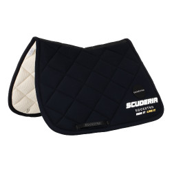 Tapis de selle de saut Scuderia Equestro en tissu technique Equestro Noir
