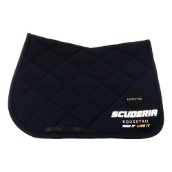 Tapis de selle de saut Scuderia Equestro en tissu technique Equestro Noir
