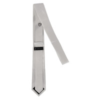 Cravate de compétition avec logo brodé Equestro Blanc Cravate de compétition avec logo brodé Equestro Blanc