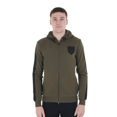 Sweat à capuche pour homme avec intérieur en polaire Equestro Sweat à capuche pour homme avec intérieur en polaire Equestro