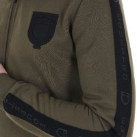 Sweat à capuche pour homme avec intérieur en polaire Equestro Walnut Marron Sweat à capuche pour homme avec intérieur en polaire Equestro Walnut Marron
