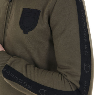 Sweat à capuche pour homme avec intérieur en polaire Equestro Sweat à capuche pour homme avec intérieur en polaire Equestro