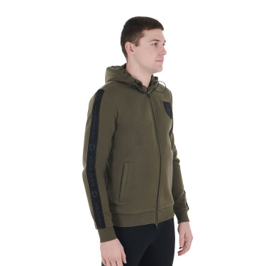 Sweat à capuche pour homme avec intérieur en polaire Equestro Sweat à capuche pour homme avec intérieur en polaire Equestro