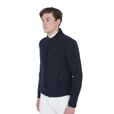 Veste pour homme en tissu technique perforé Equestro Veste pour homme en tissu technique perforé Equestro