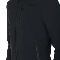 Veste pour homme en tissu technique avec capuche amovible Equestro Noir Veste pour homme en tissu technique avec capuche amovible Equestro Noir