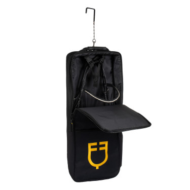 Sac pour bride logo brodé Equestro Noir