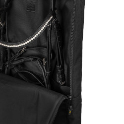 Sac pour bride logo brodé Equestro Noir