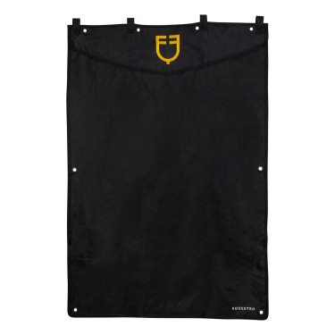 Tenture de box long avec logo brodé Equestro Tenture de box long avec logo brodé Equestro