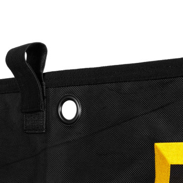 Tenture de box long avec logo brodé Equestro Tenture de box long avec logo brodé Equestro
