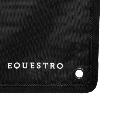 Tenture de box long avec logo brodé Equestro Tenture de box long avec logo brodé Equestro