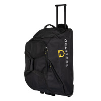 Sac trolley avec logo brodé Equestro Noir