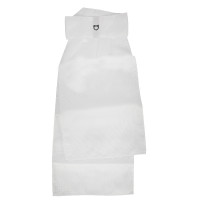 Plastron de compétition avec logo brodé Equestro Blanc Plastron de compétition avec logo brodé Equestro Blanc