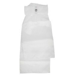 Plastron de compétition avec logo brodé Equestro Blanc Plastron de compétition avec logo brodé Equestro Blanc