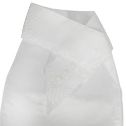 Plastron de compétition avec logo brodé Equestro Blanc Plastron de compétition avec logo brodé Equestro Blanc