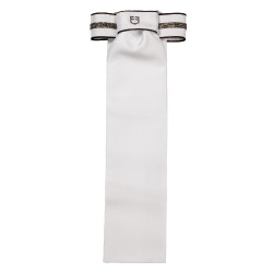 Plastron de dressage Impero Equestro Blanc / noir Plastron de dressage Impero Equestro Blanc / noir