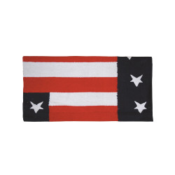 Couverture en coton avec drapeau des USA 32x34 Lakota