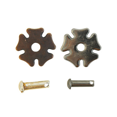 Paire de molettes pour éperons avec rivets 303 Pool's Paire de molettes pour éperons avec rivets 303 Pool's