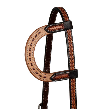 Bridon western une oreille bicolore Pool's Bridon western une oreille bicolore Pool's