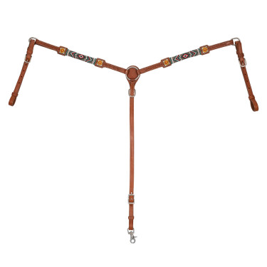 Collier de chasse avec décorations perlées Navajo Pool's Collier de chasse avec décorations perlées Navajo Pool's