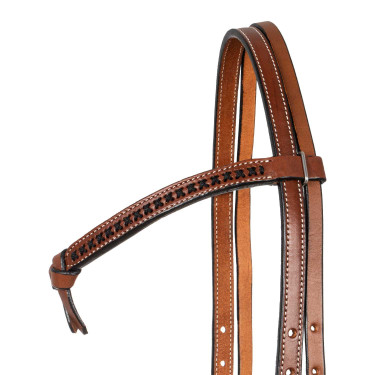 Bridon western Futurity avec frontal tressé Pool's Bridon western Futurity avec frontal tressé Pool's