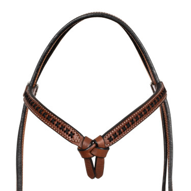 Bridon western Futurity avec frontal tressé Pool's Bridon western Futurity avec frontal tressé Pool's