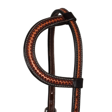 Bride western avec une oreille et motifs serpent Pool's Bride western avec une oreille et motifs serpent Pool's