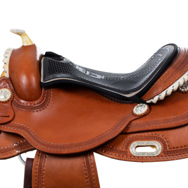 Protège-siège western Pool's Cognac Marron Protège-siège western Pool's Cognac Marron