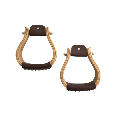 Étrier western en bois Pool's 2" Étrier western en bois Pool's 2"