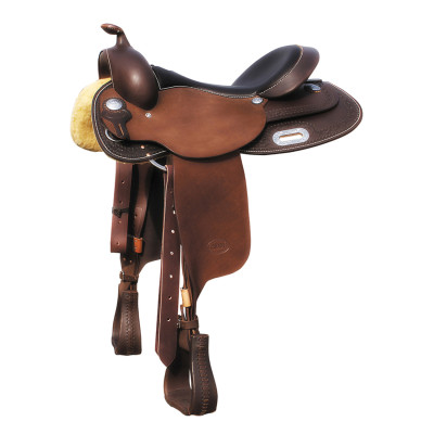 Selle Pool's Team Penning Rough-Out 1020 Cognac