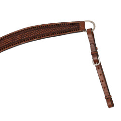 Collier de chasse western avec décorations Pool's Noisette Marron