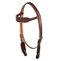 Bridon western avec large frontal Pool's Noisette