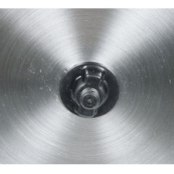 Mangeoire inox ronde 18l droite Mangeoire inox ronde 18l droite