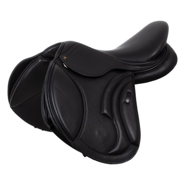 Selle de saut en cuir double modèle Las Vegas Supreme Selle de saut en cuir double modèle Las Vegas Supreme