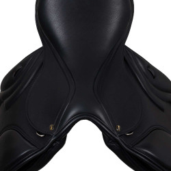 Selle de saut en cuir double modèle Las Vegas Supreme Noir Selle de saut en cuir double modèle Las Vegas Supreme Noir