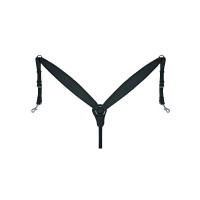 Collier de chasse trekking profilé en cuir huilé Supreme Noir