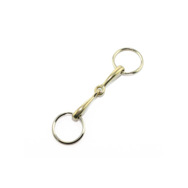 Porte-clés mors simple en or BP Umbria Equitazione Porte-clés mors simple en or BP Umbria Equitazione