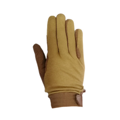 Gants en coton léger Umbria Equitazione Marron