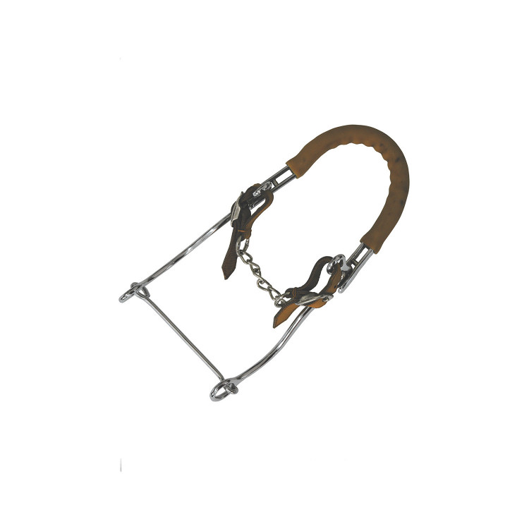 Hackamore chrome avec longues branches Umbria Equitazione