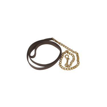 Longe en cuir avec chaîne Umbria Equitazione Longe en cuir avec chaîne Umbria Equitazione