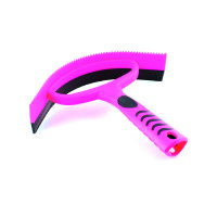 Couteau de chaleur courbé plastique avec poignée Umbria Equitazione Fuchsia