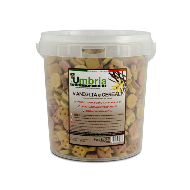 Crunchies chevaux vanille & céréales 3kg Umbria Equitazione Crunchies chevaux vanille & céréales 3kg Umbria Equitazione