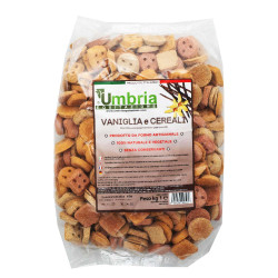 Crunchies pour chevaux vanille & céréales 930g Umbria Equitazione